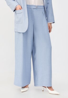 Брюки прямые от бедра