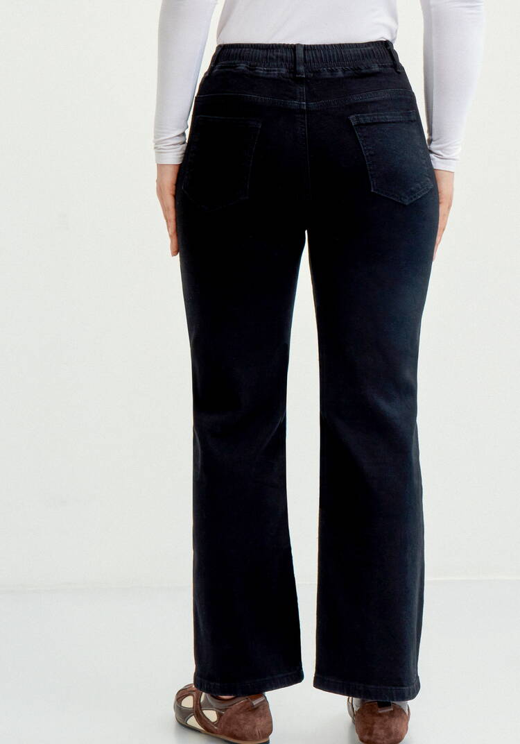 Джинсы утеплённые, широкие шир.  750, рис. 3