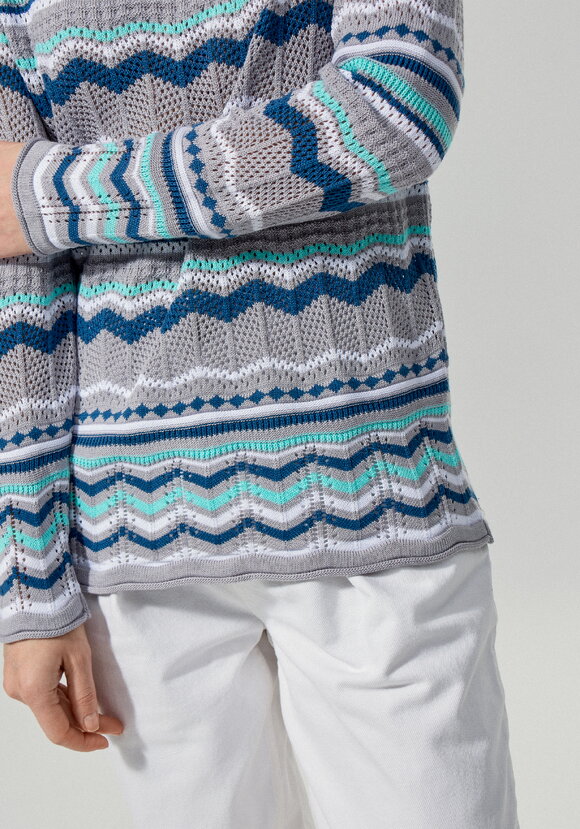 Джемпер с морским орнаментом шир.  580, рис. 12