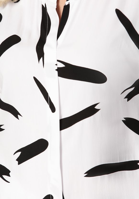 Блуза прямого кроя Приятные мгновения шир.  580, рис. 5