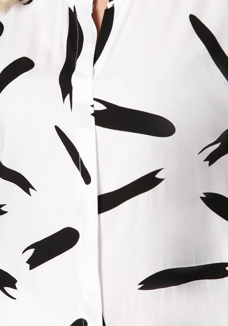 Блуза прямого кроя Приятные мгновения шир.  750, рис. 5