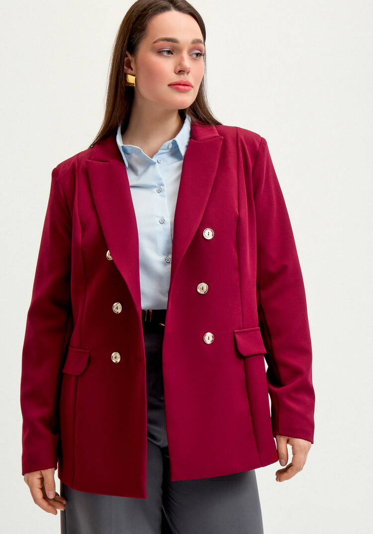 Пиджак двубортный шир.  750, рис. 8