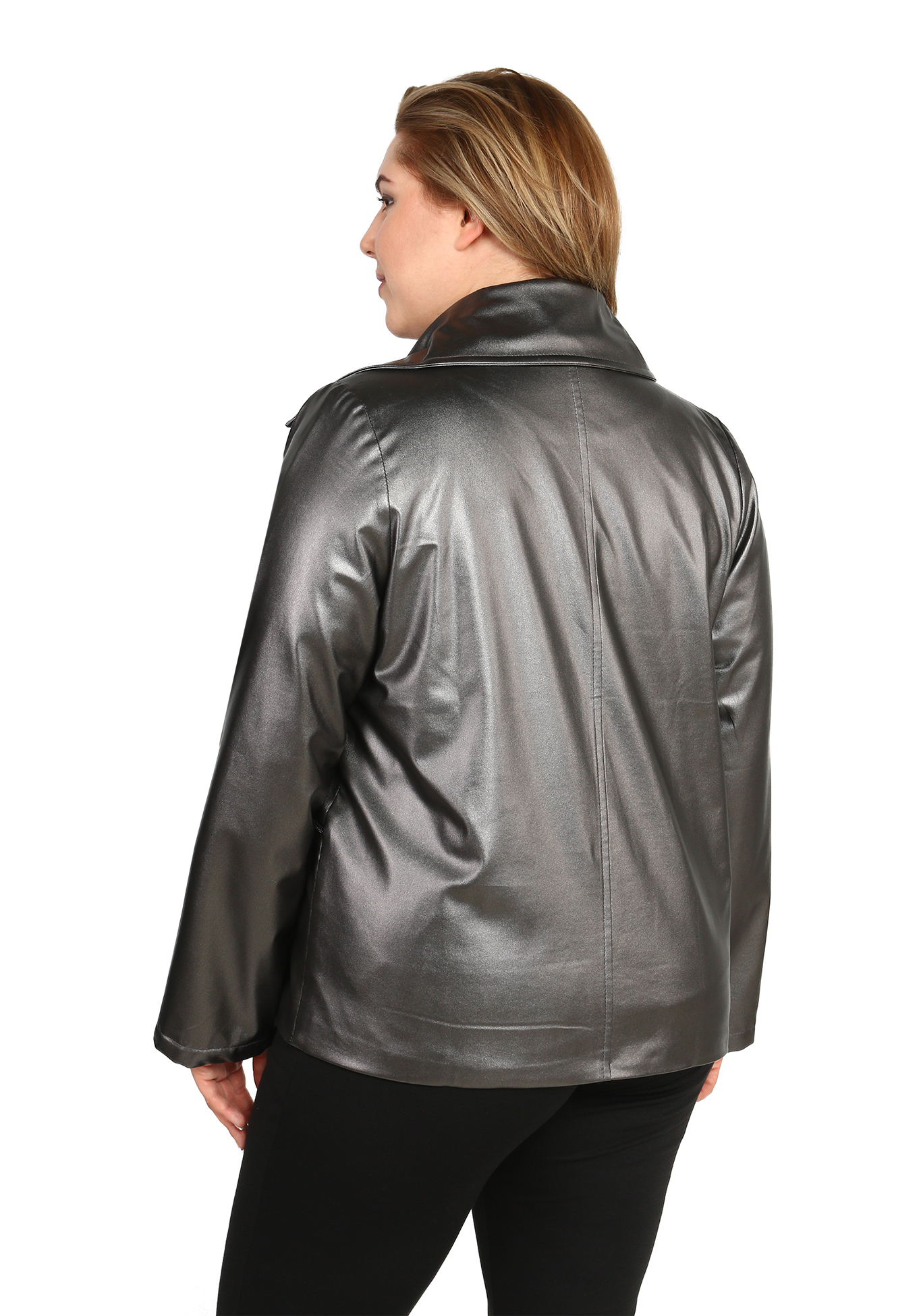 Куртка "Стиль города" Mio Imperatrice, размер 62, цвет чёрный - фото 6