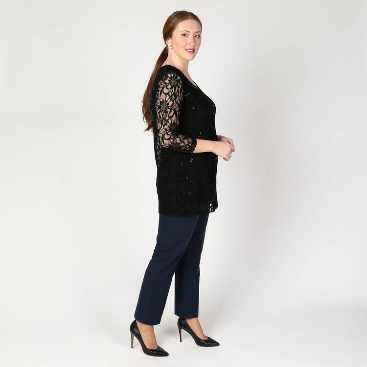 Туника из ажурной ткани шир.  750, рис. 28