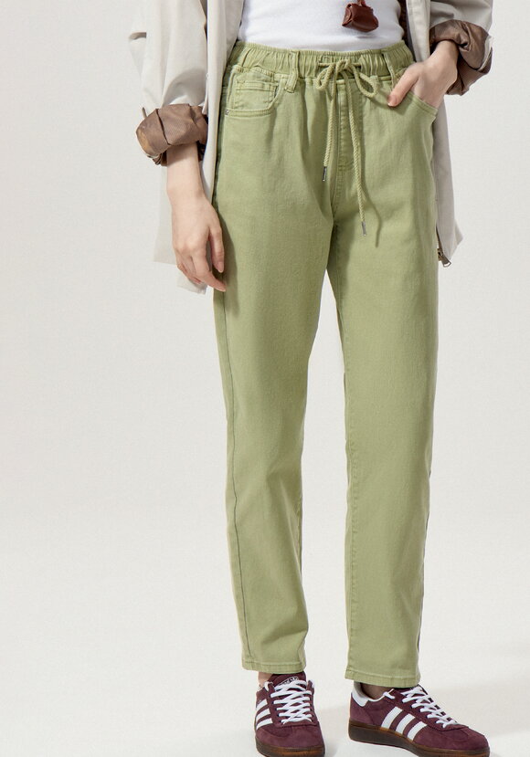 Джинсы с резинкой по поясу шир.  580, рис. 30