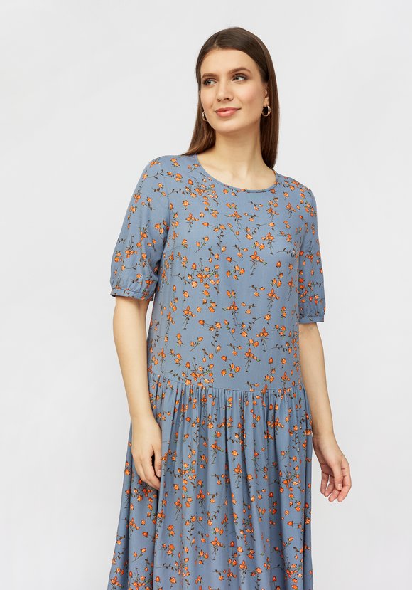 Платье женское с заниженной талией Лиана шир.  580, рис. 13