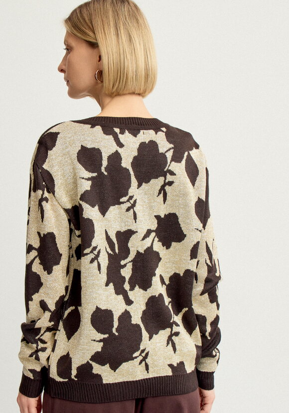 Джемпер женский с цветочным рисунком шир.  580, рис. 9