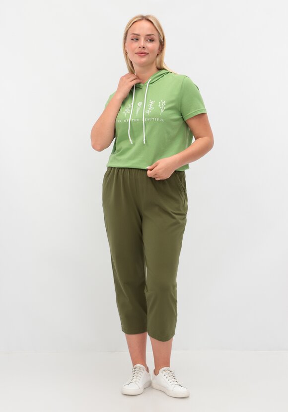 Брюки с кулиской длиной 7/8 шир.  580, рис. 31