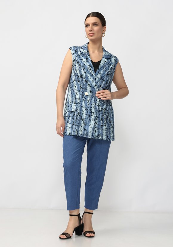 Жилет двубортный Полет шир.  580, рис. 18