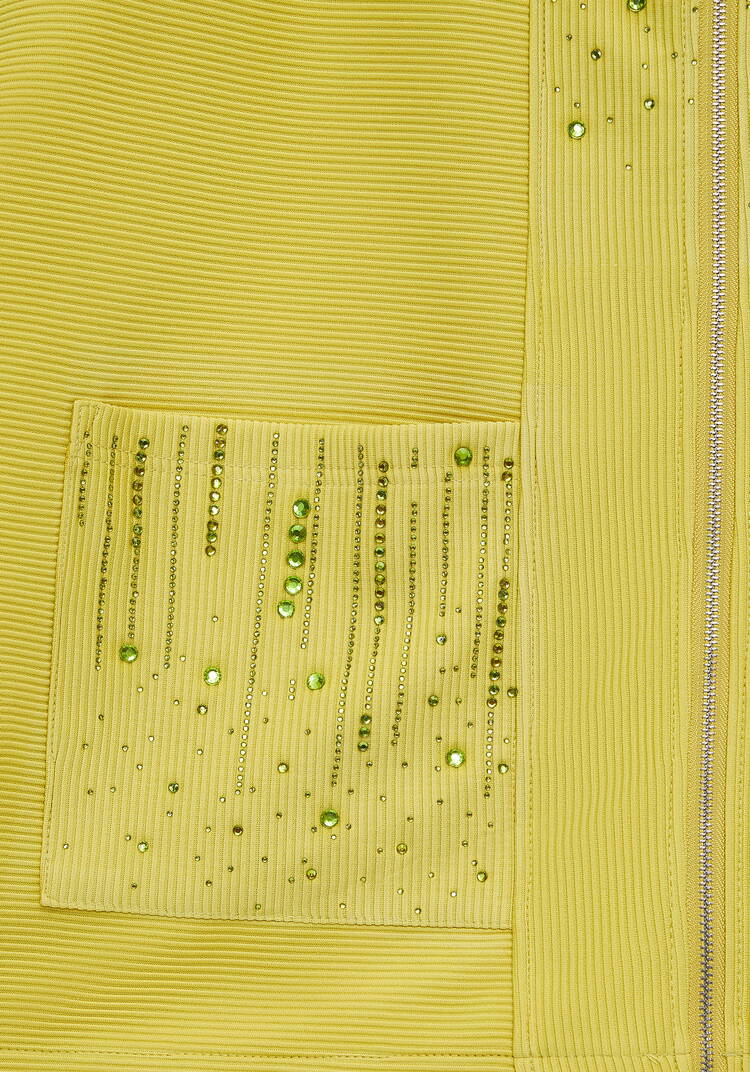 Толстовка на молнии со стразами шир.  750, рис. 6