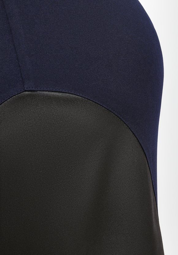 Юбка-карандаш из комбинированной ткани шир.  580, рис. 4