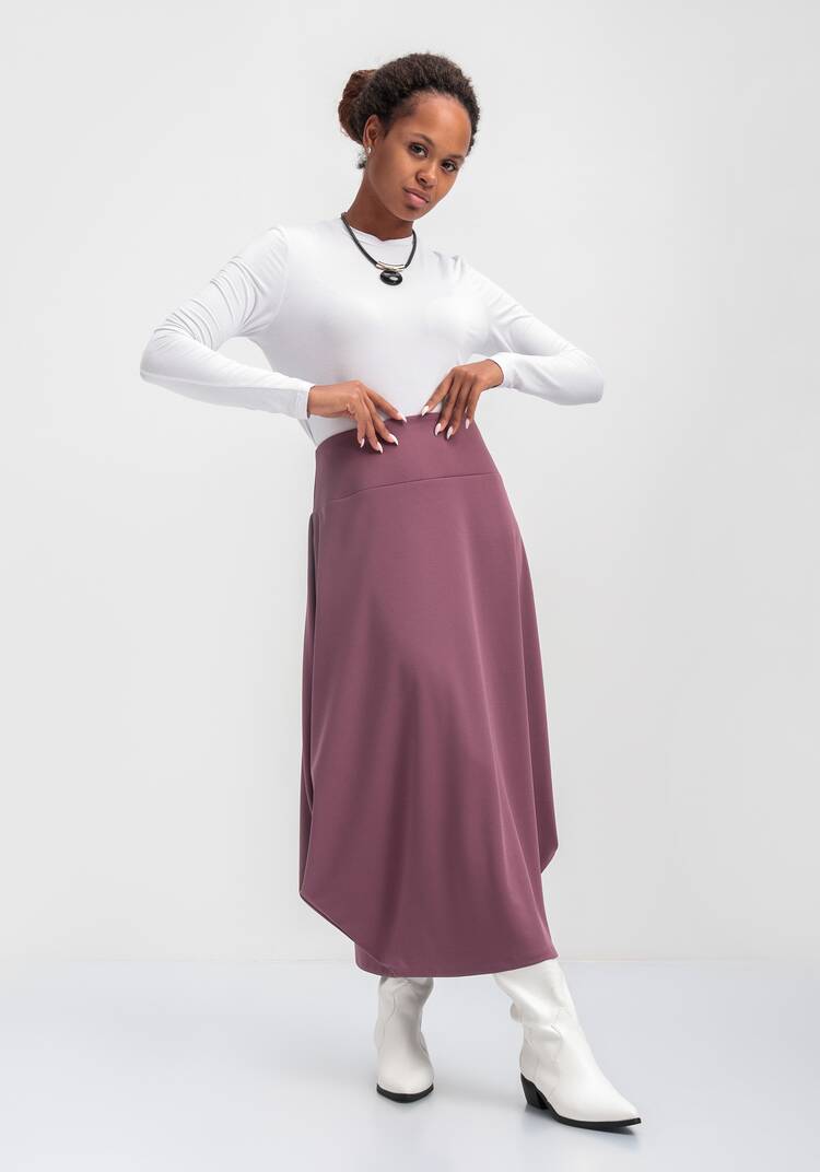 Юбка свободного кроя в стиле бохо шир.  750, рис. 14