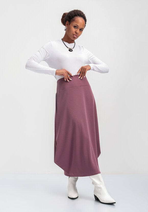 Юбка свободного кроя в стиле бохо шир.  580, рис. 14