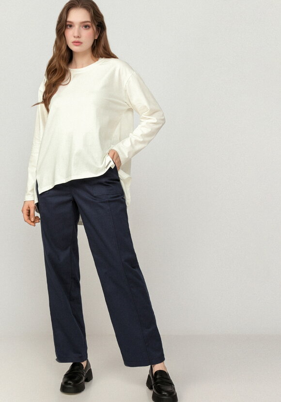 Туника свободного силуэта с разрезами шир.  580, рис. 18