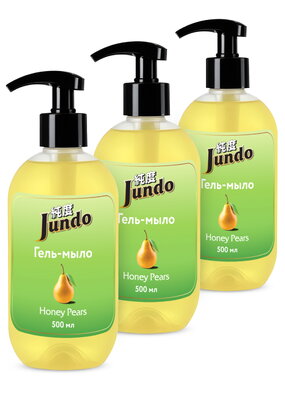 Гель-мыло с гиалуроновой кислотой Груша3 шт