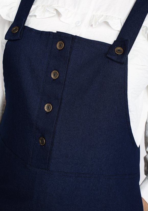 Сарафан джинсовый на регулируемых брителях шир.  580, рис. 4