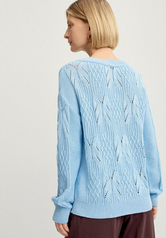 Джемпер ажурный на резинке шир.  580, рис. 10