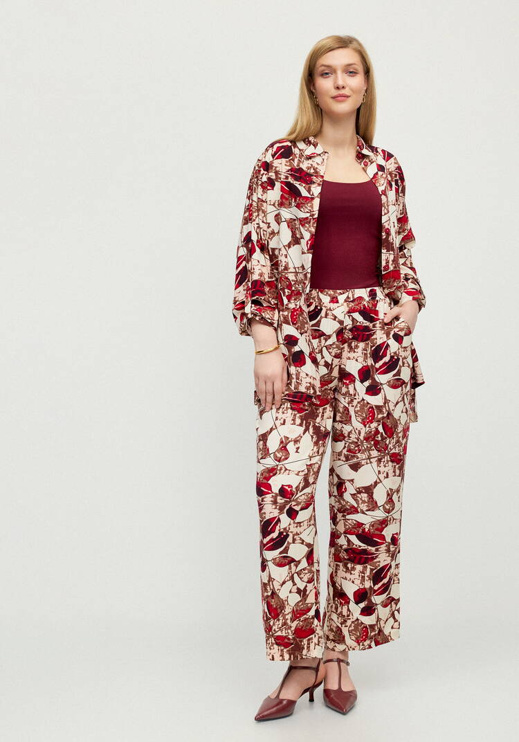 Брюки Калейдоскоп лепестков шир.  750, рис. 13