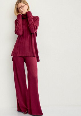 Костюм фактурной вязки