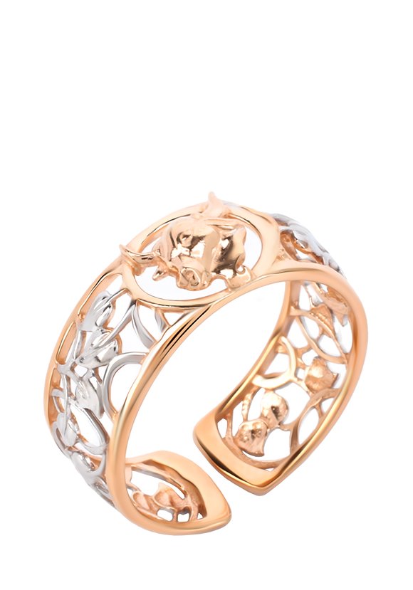 Серебряное кольцо, Знак Зодиака шир.  580, рис. 7