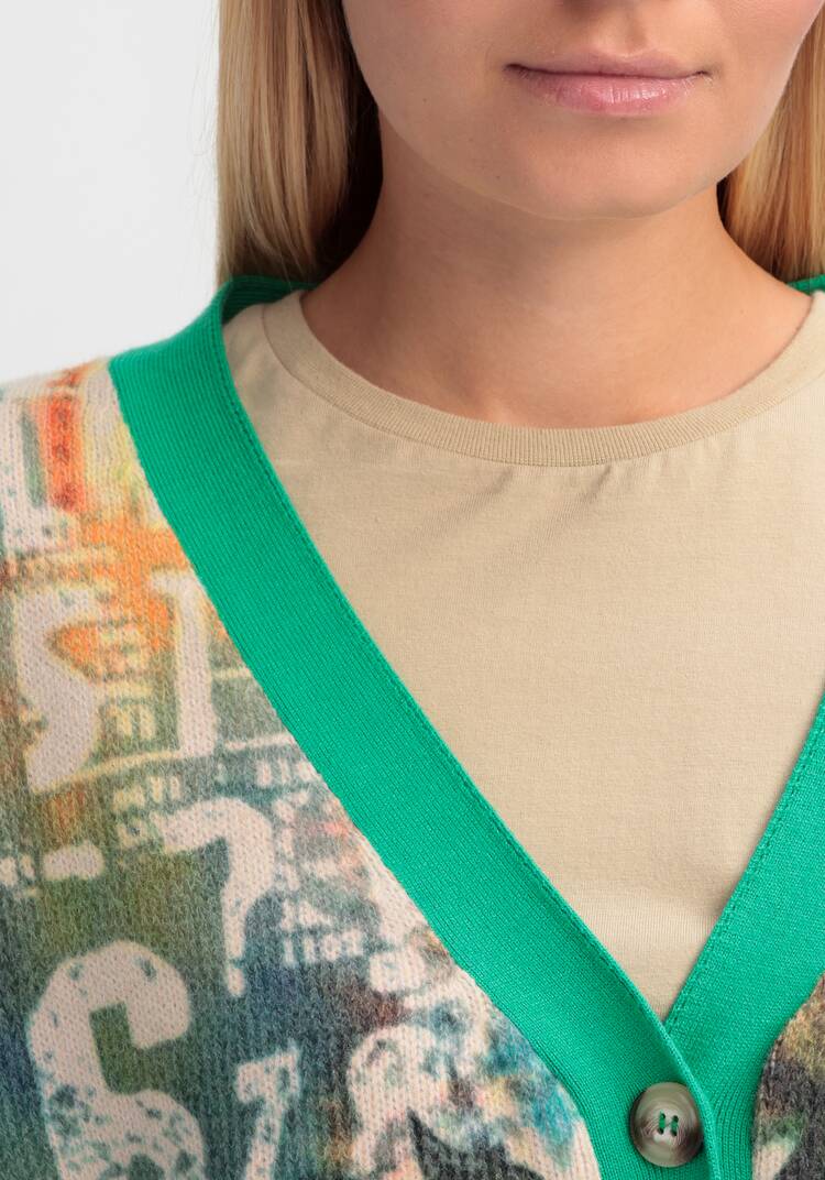 Кардиган на пуговицах Вивьен шир.  750, рис. 5