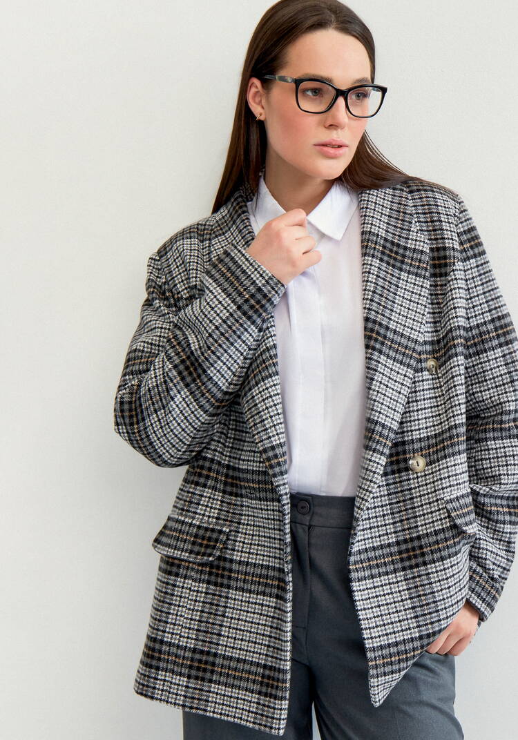 Рубашка прямая на пуговицах шир.  750, рис. 14