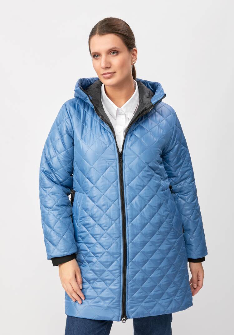 Куртка с капюшоном удлиненная шир.  750, рис. 17