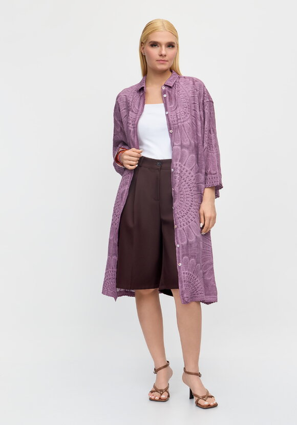 Рубашка-туника с вышивкой Романтика лета шир.  580, рис. 5