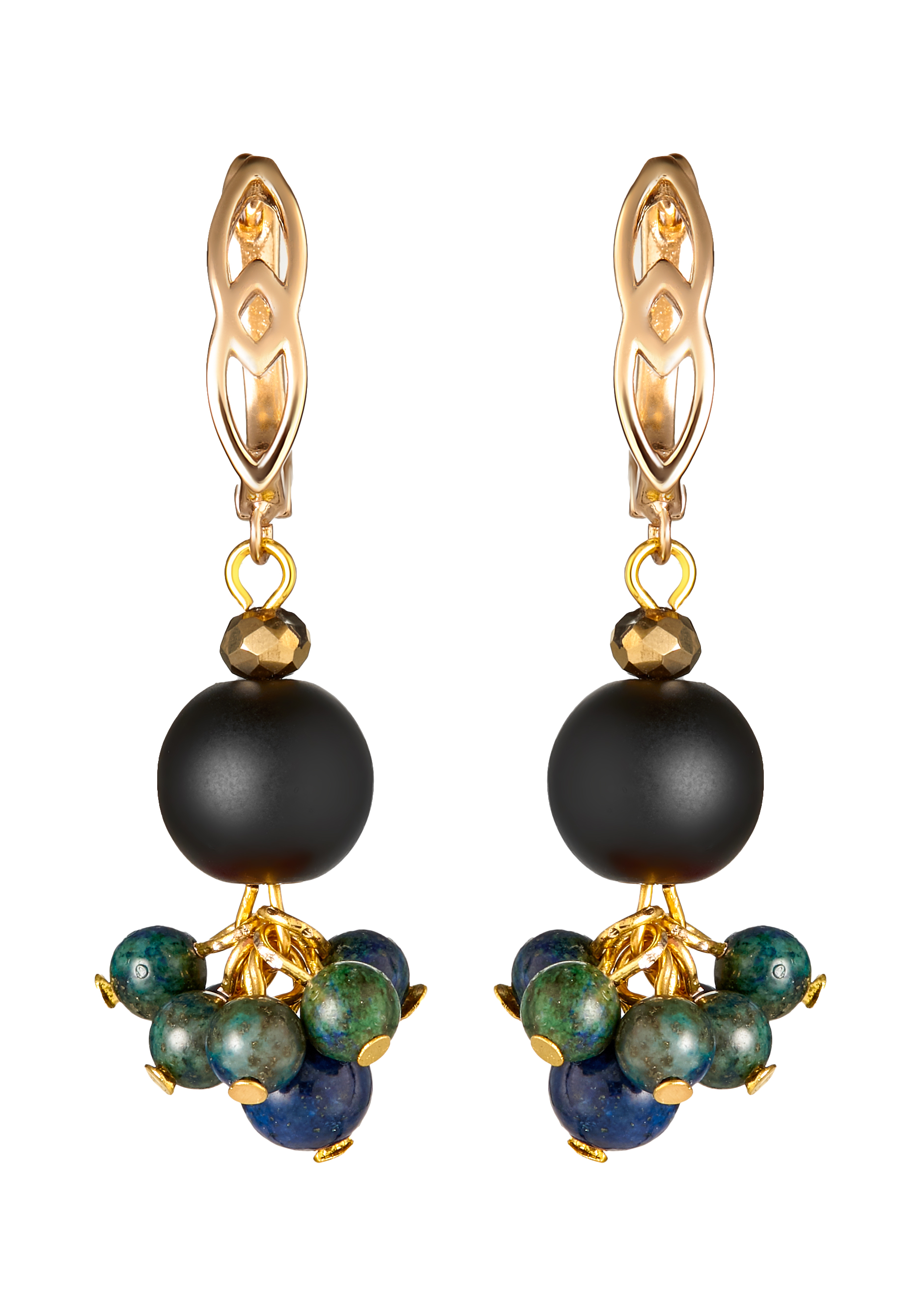 

Серьги "Виноградная мелодия", Черный