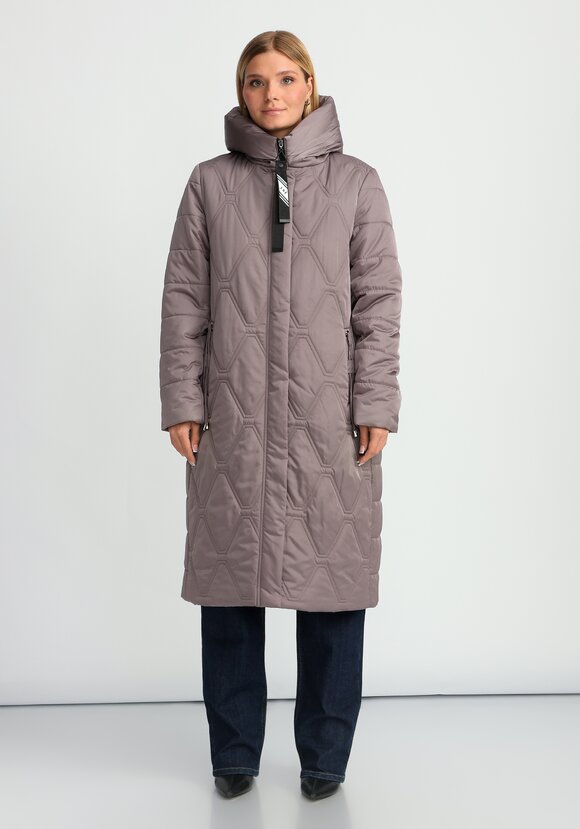 Удлиненное пальто с капюшоном шир.  580, рис. 18