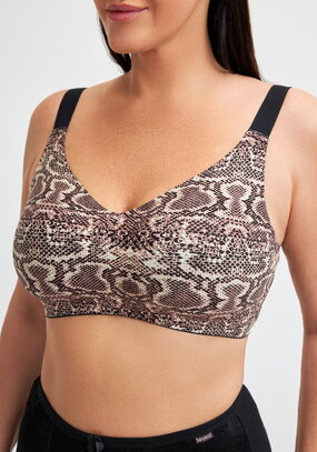 Топ-бра с анималистичным принтом
