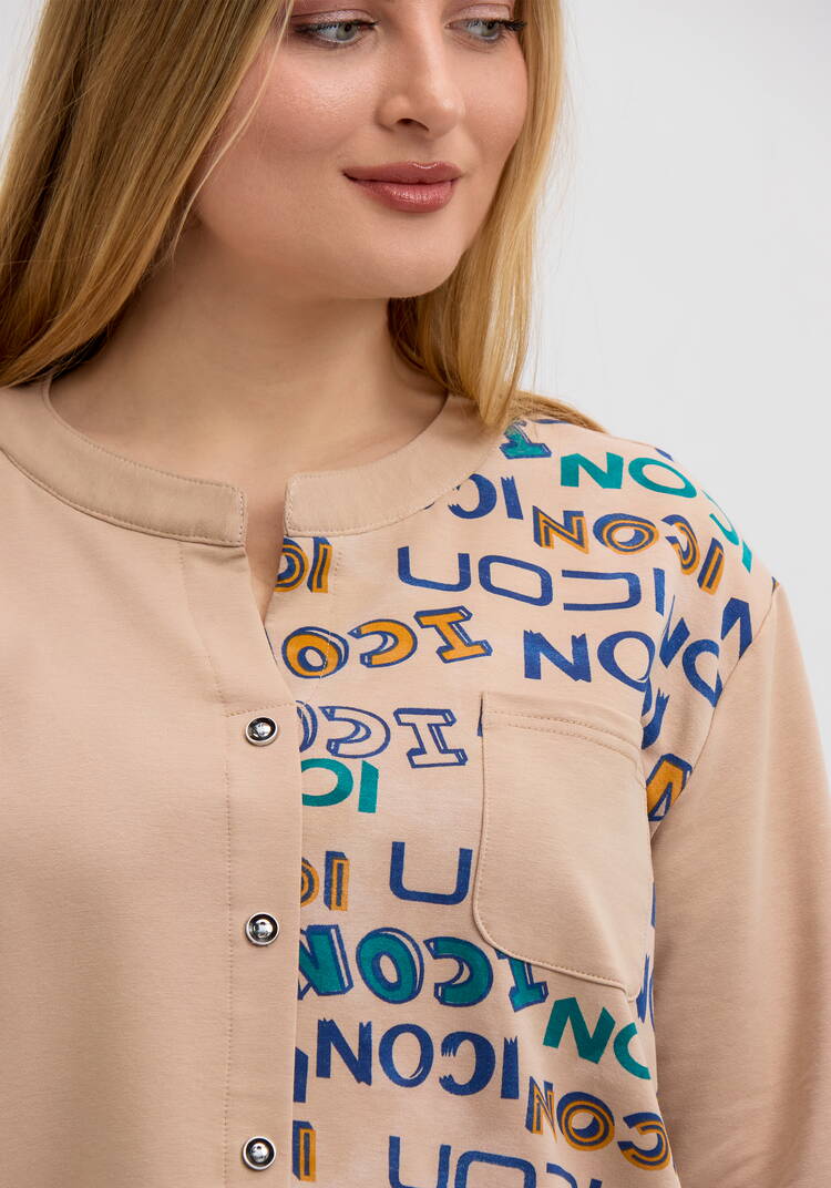 Блуза Настроение шир.  750, рис. 23