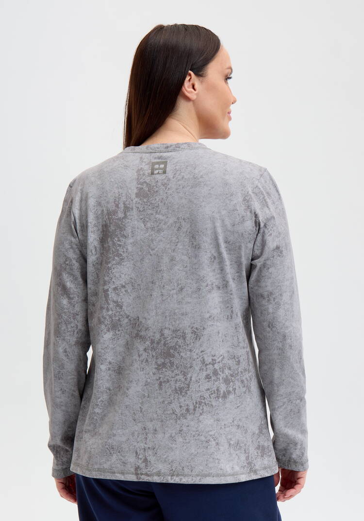 Лонгслив с принтом на горловине спинки шир.  750, рис. 15