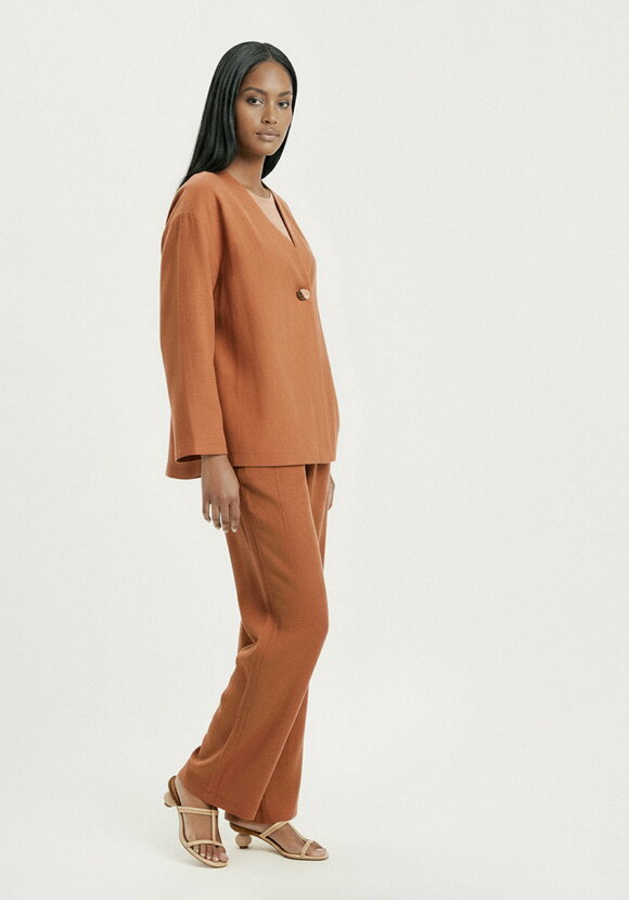 Жакет свободного кроя на пуговице Агата шир.  580, рис. 10