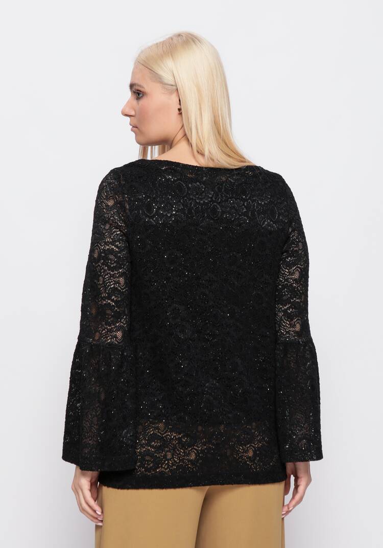 Блуза из гипюра с майкой шир.  750, рис. 3