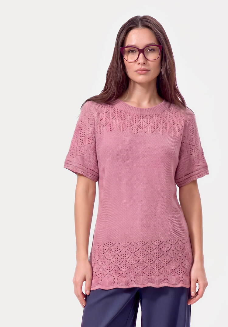 Блуза ажурная Варвара шир.  750, рис. 24