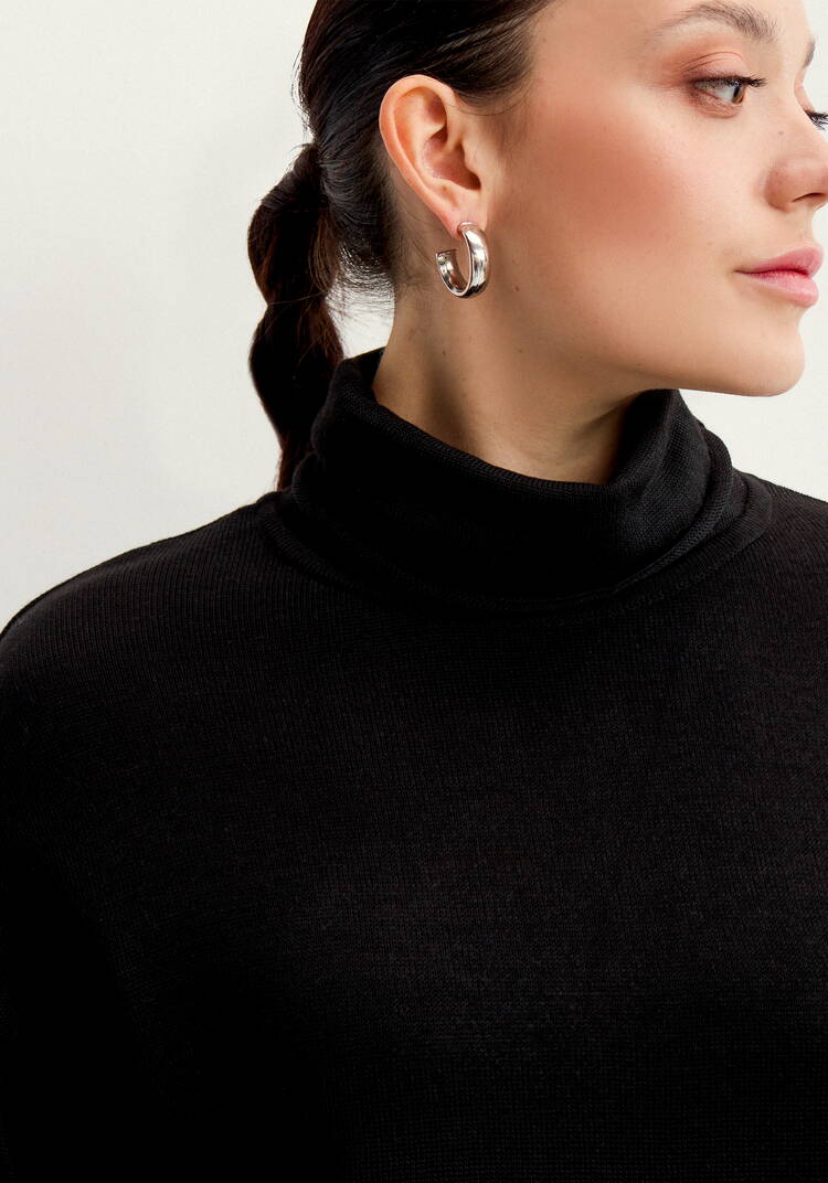 Удлиненная туника с воротником хомут шир.  750, рис. 5