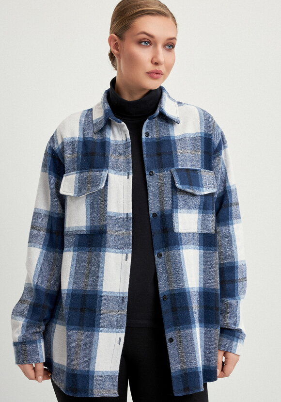 Рубашка фланелевая в клeтку шир.  580, рис. 23