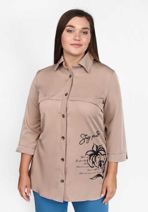 Блуза Приятная прогулка шир.  580, рис. 2