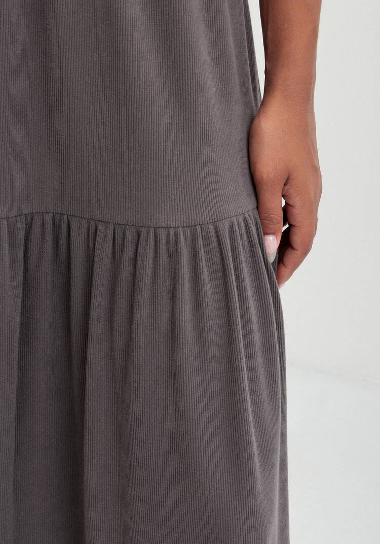 Юбка трикотажная свободного кроя на резинке шир.  750, рис. 14