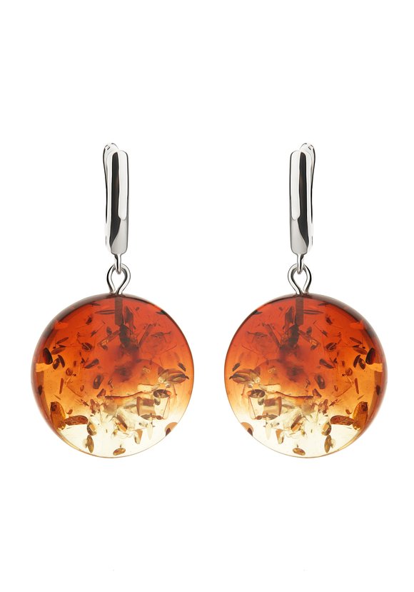 Серьги Янтарный восход шир.  580, рис. 1