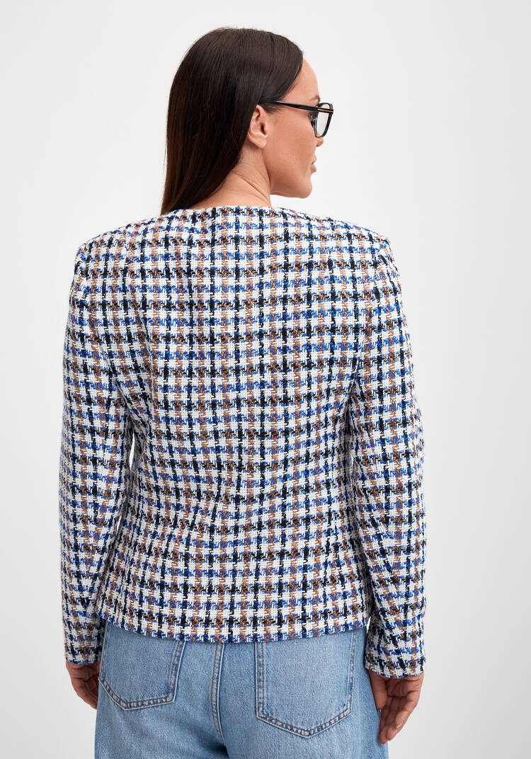 Жакет в клетку из твида Кэмерон шир.  750, рис. 3