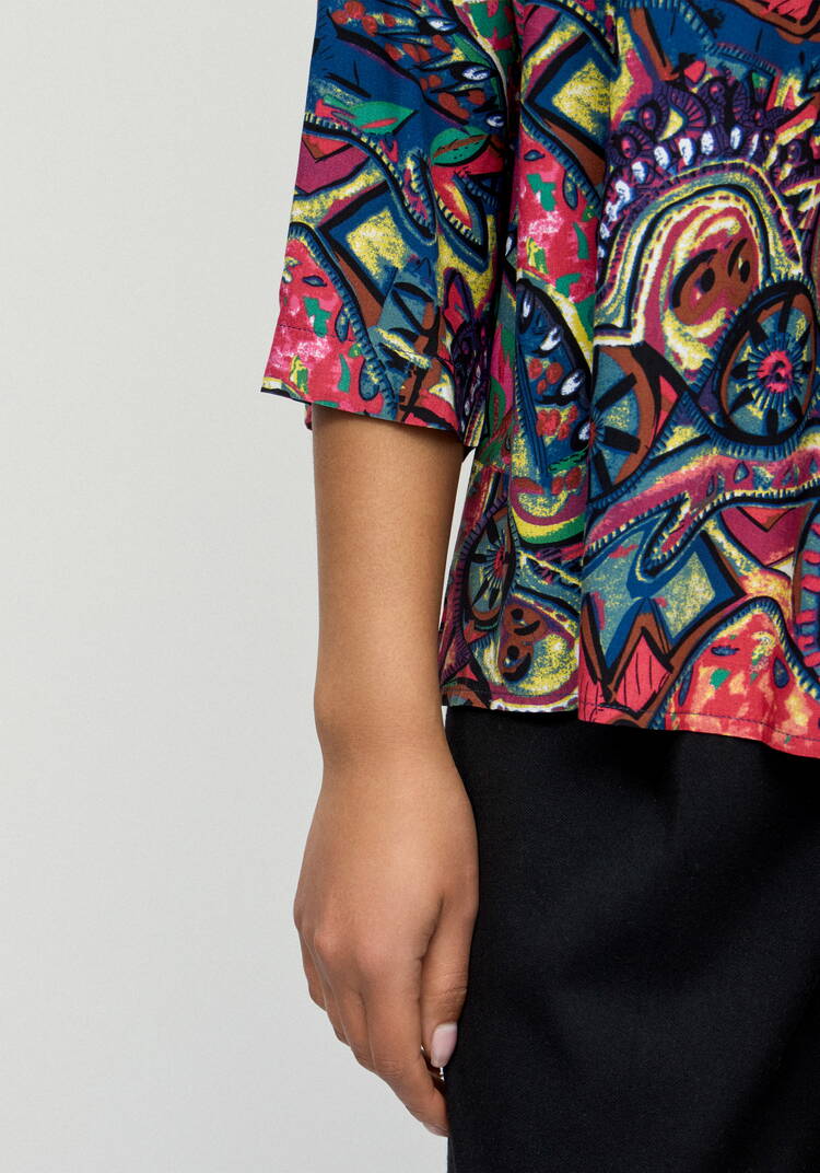 Блуза Мозайка нежности шир.  750, рис. 14