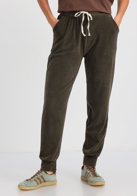 Брюки из велюра на резинке шир.  580, рис. 2