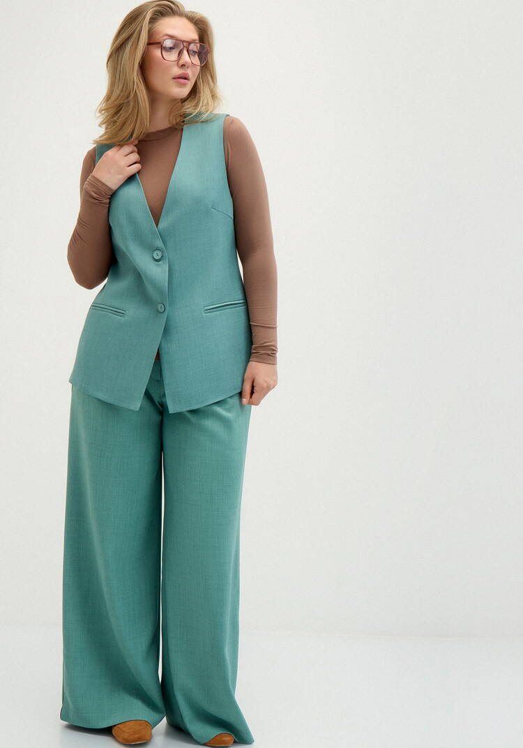 Жилет классический на подкладке шир.  750, рис. 20