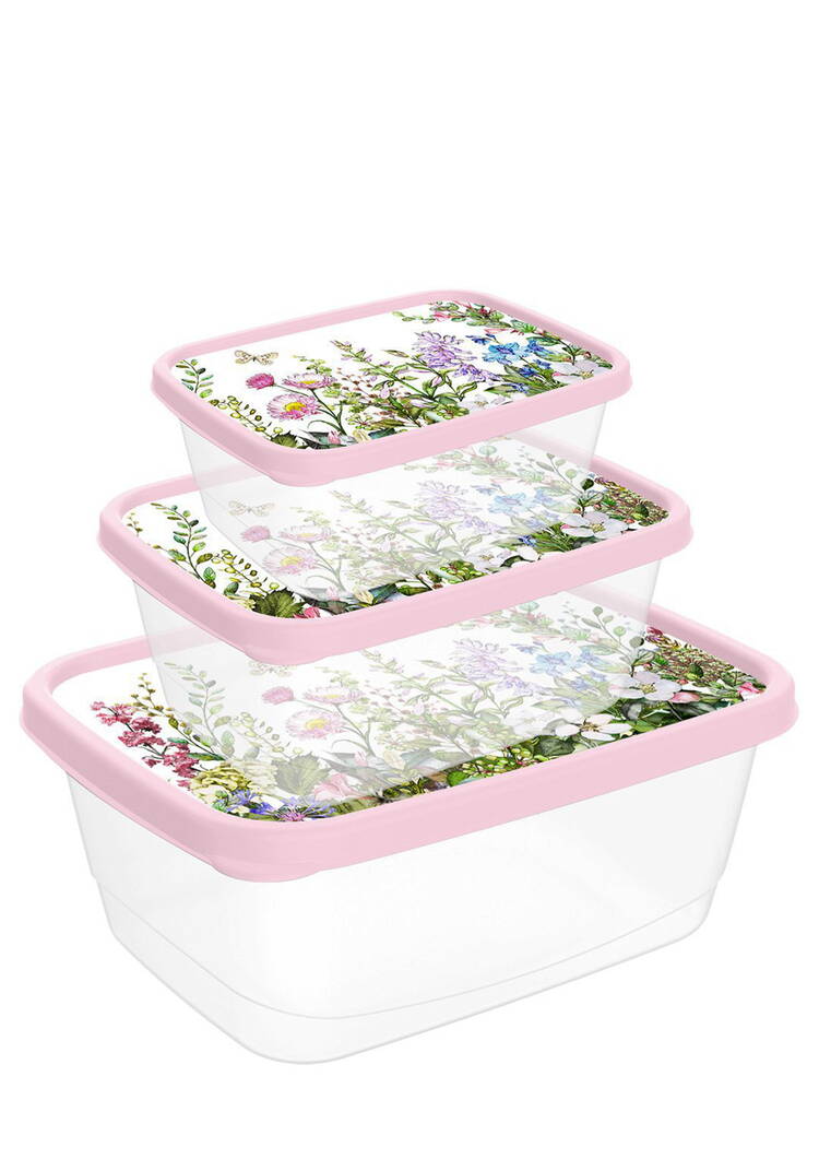 Комплект мисок, 3 шт. + контейнеры в подарок шир.  750, рис. 12