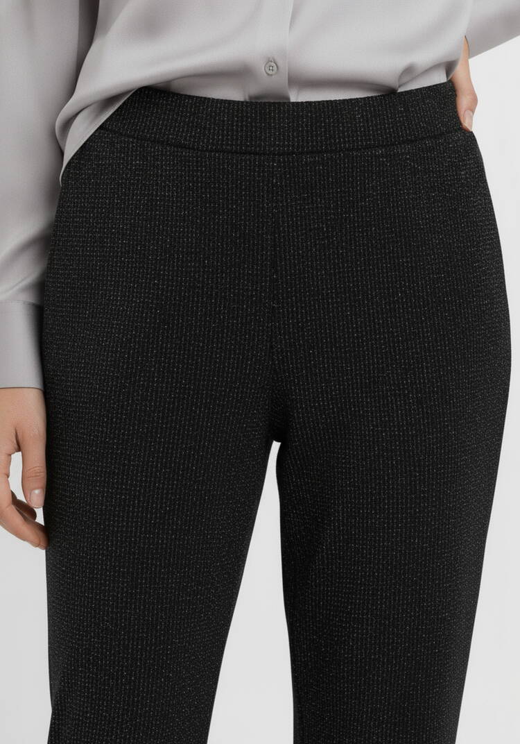 Брюки свободного кроя с защипами шир.  750, рис. 5