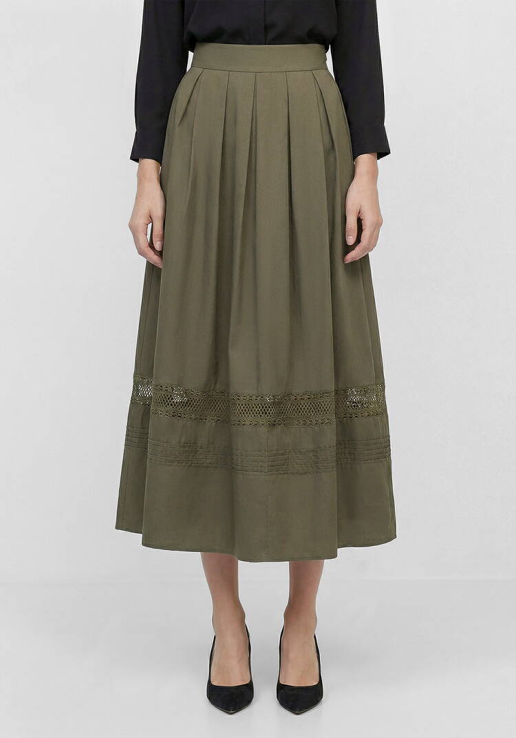 Юбка свободного кроя с кружевом шир.  750, рис. 11
