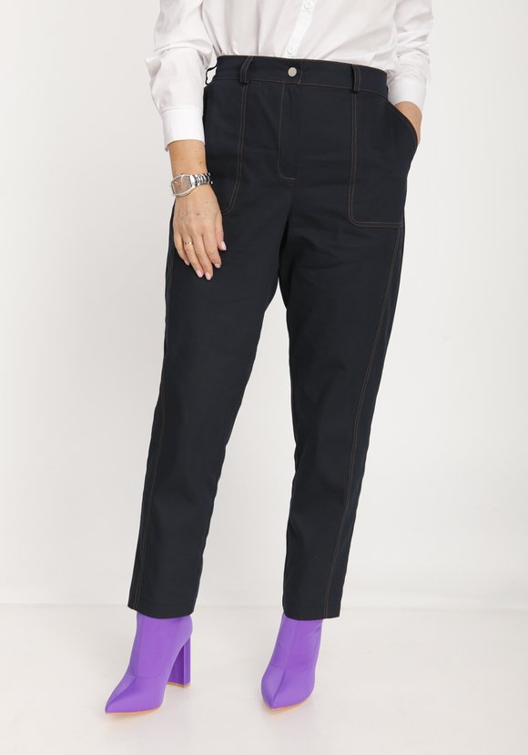 Брюки с вертикальным подрезом шир.  580, рис. 4