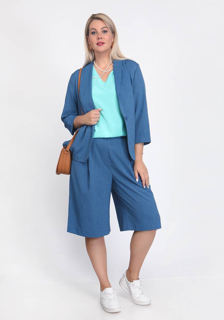 Бермуды с мягкими складками шир.  750, рис. 21